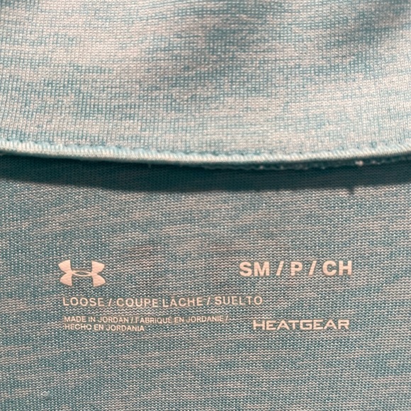 Under Armour heat gear light blue long sleeve- Size S - Picture 2 of 4